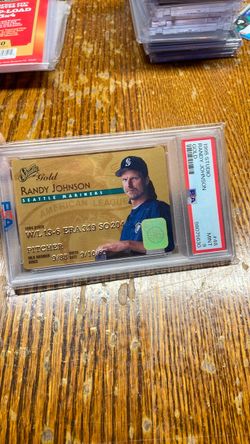 Randy Johnson 1995 Studio Gold PSA 9