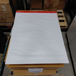 Easel Pads 27" x 34", White, Ruled, 2-Pack