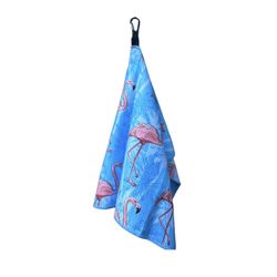Golf Flamingo Magnet Towel 