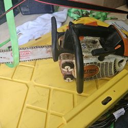Stihl MS193T Chainsaw Runs Great! Bar and Chain Included!! Works Great Shed Prices Firm No Offers
