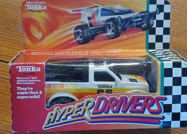 Tonka Vintage Toy Truck 1989 HYPER DRIVERS 4 Wheel Drive New