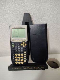 Texas Instruments TI-84 Plus Graphing Calculator w/ Cover Dark Blue Tested Math