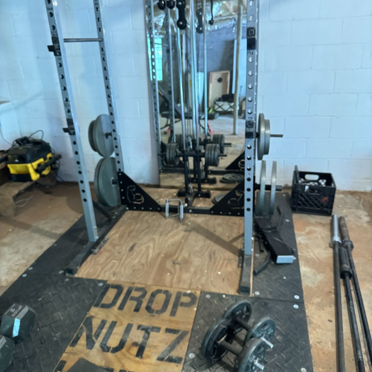 Full Home Gym Free Weights 