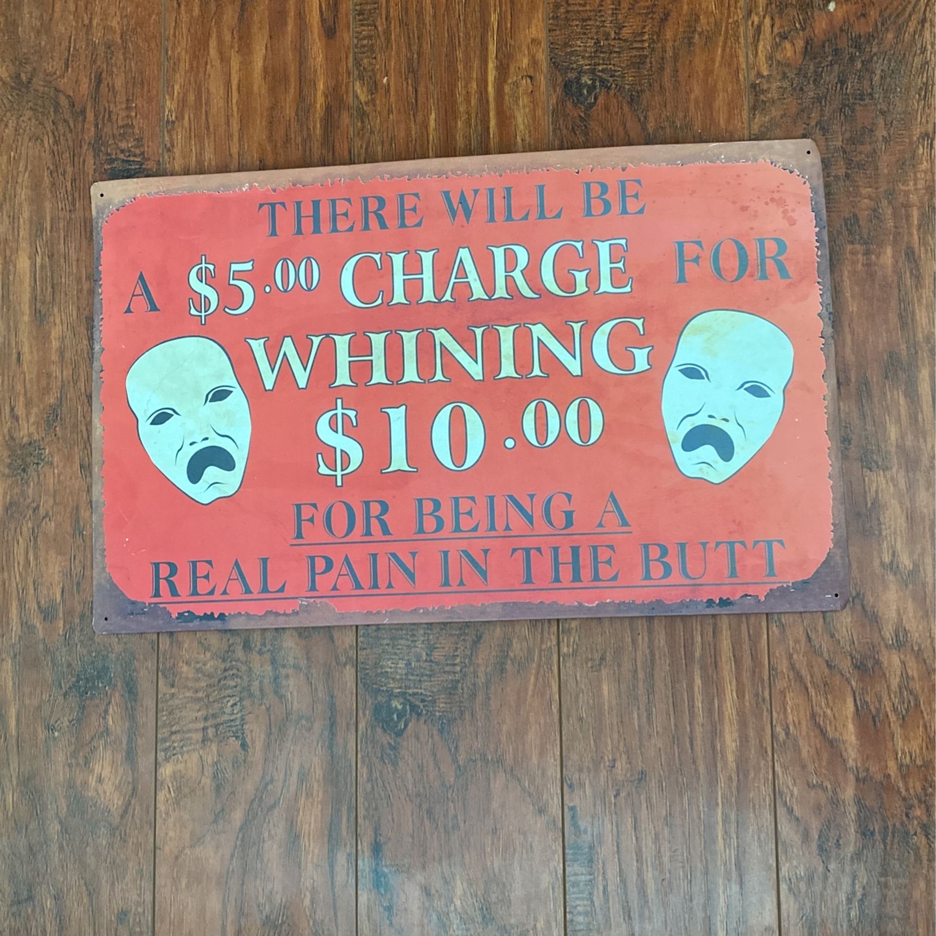Vintage Sign (decor)