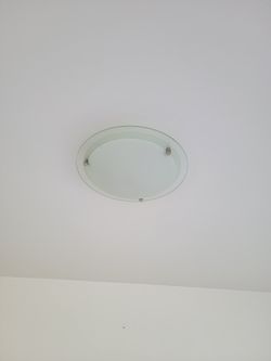 Flush Mount Glass Ceiling Light Fixture