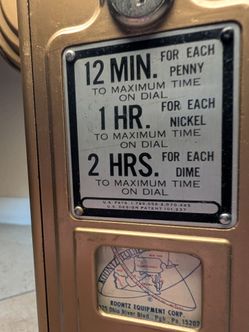 1960s Duncan Parking Meter Lamp
