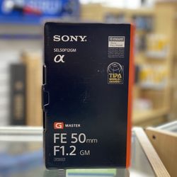 Sony FE 50mm F1.2 GM