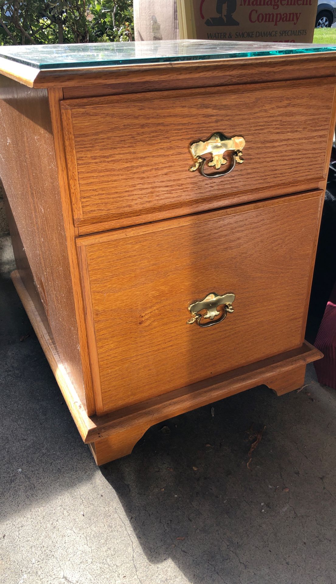 File cabinet/magazine end table