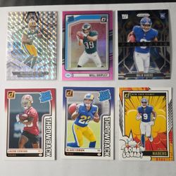 Mixed Players Lot Of 4 Rookies Refractors