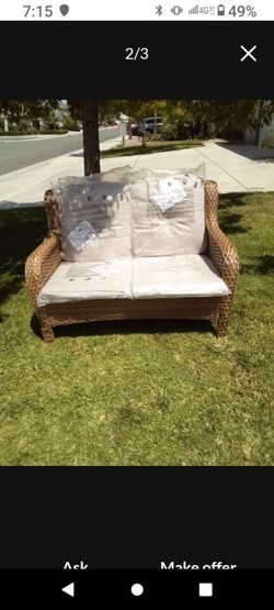 Patio sofa patio couch patio loveseat outdoor patio furniture 🚎🆕🚎