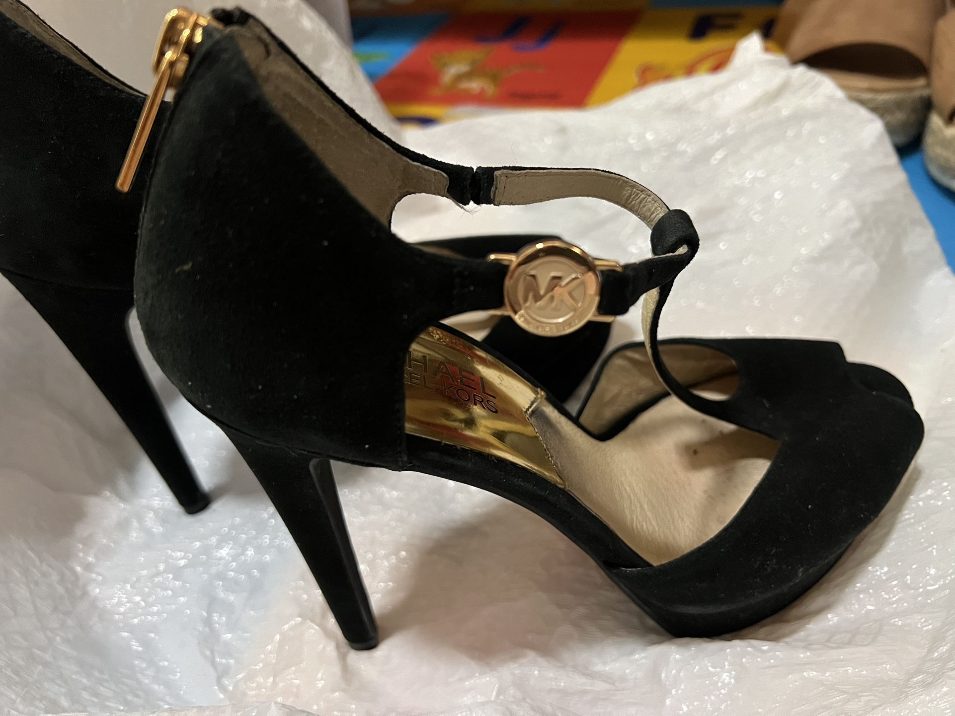 Michael Kors Black Heels Size 7.5