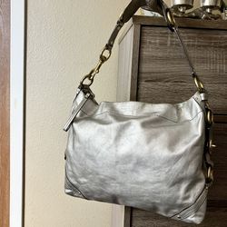 Coach Metallic Shoulder Bag