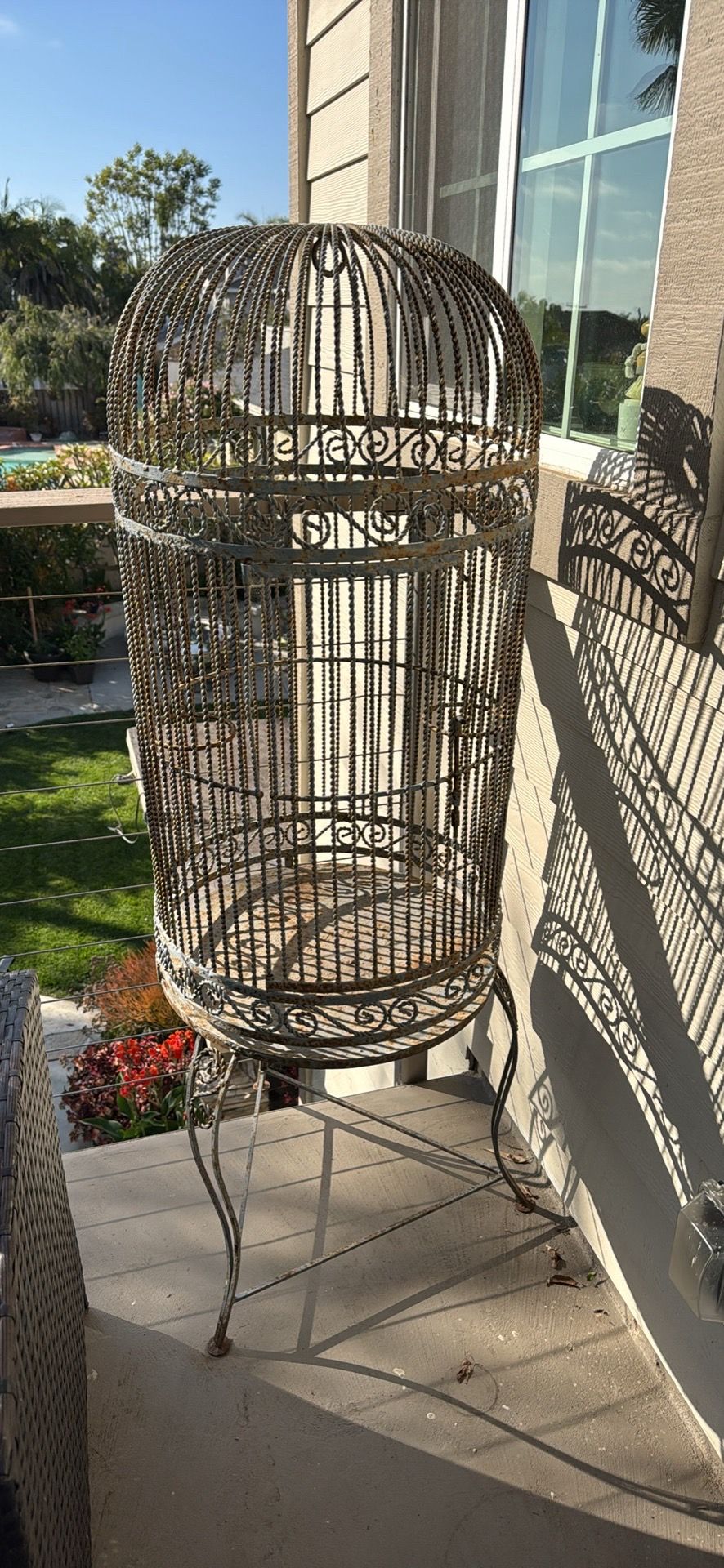 Vintage bird cage