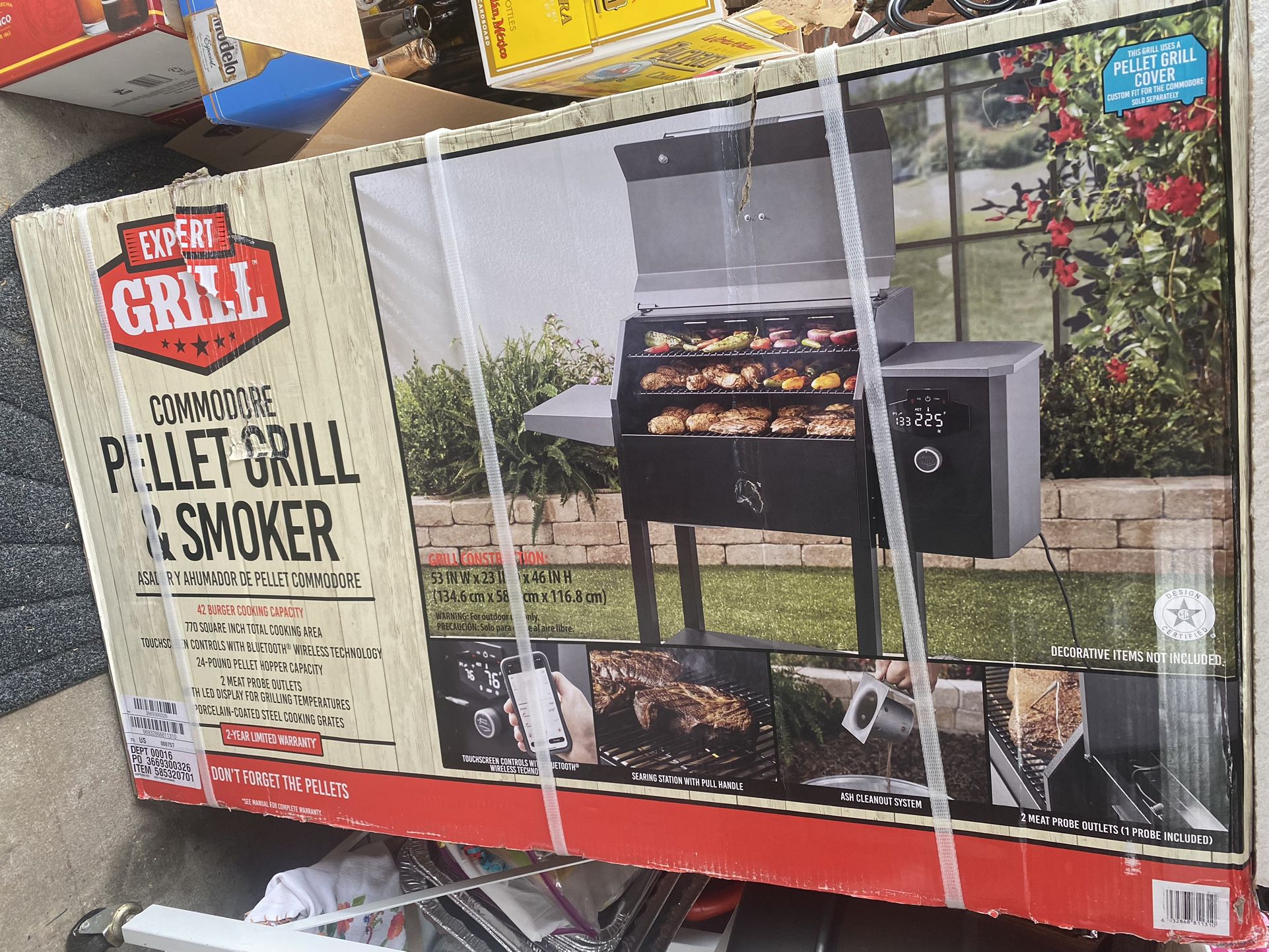 Got an Expert Commodore Pellet Grill and Smoker for free. It was