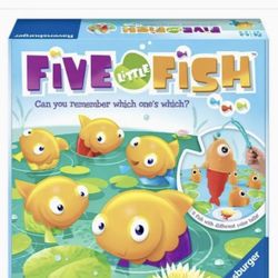 BRAND NEW UNIVERSITY GAMES FIVE LITTLE FISH PRESCHOOL INTERACTIVE GAME 3+ 2-4 PL