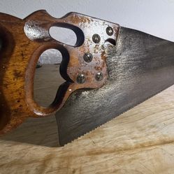 Vintage Disston Hand Saw
