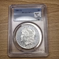 1881 S Morgan Silver Dollar 