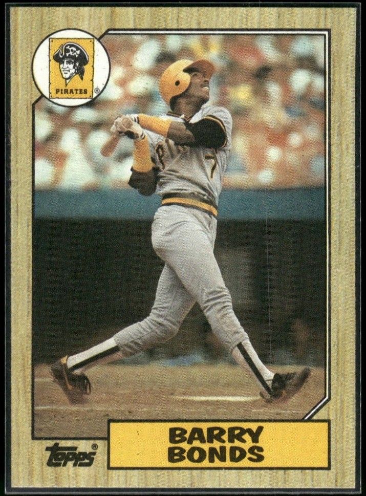 Super Nice 1987 Barry Bonds Error Rookie Card In NEAR MINT/ MINT CONDITION