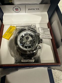 Invicta NFL Raiders Watch New in Box