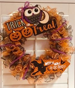 Trick or Treat Wreath