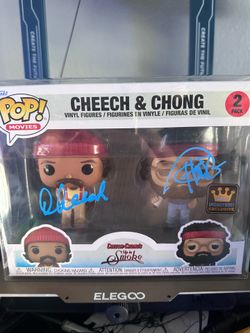 Cheech and Chong 2 pack pop signed
