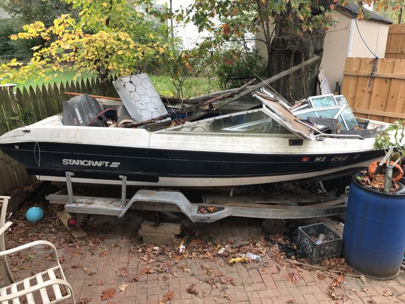 Free boat and trailer with title