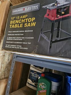 Bench Top Table Saw and Mitter Saw