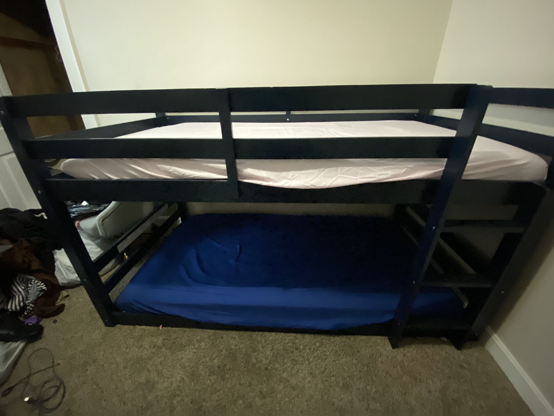  (Brand New)Twin Bunk Beds With Mattresses 