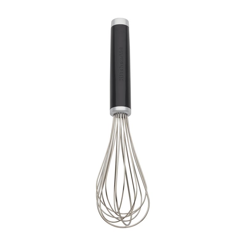 KitchenAid Black/Silver ABS Plastic/Stainless Steel Whisk - Case Of: 1;