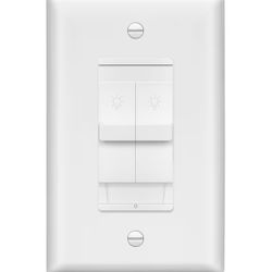 LIDER Combination Dual Dimmer Light Switch Control