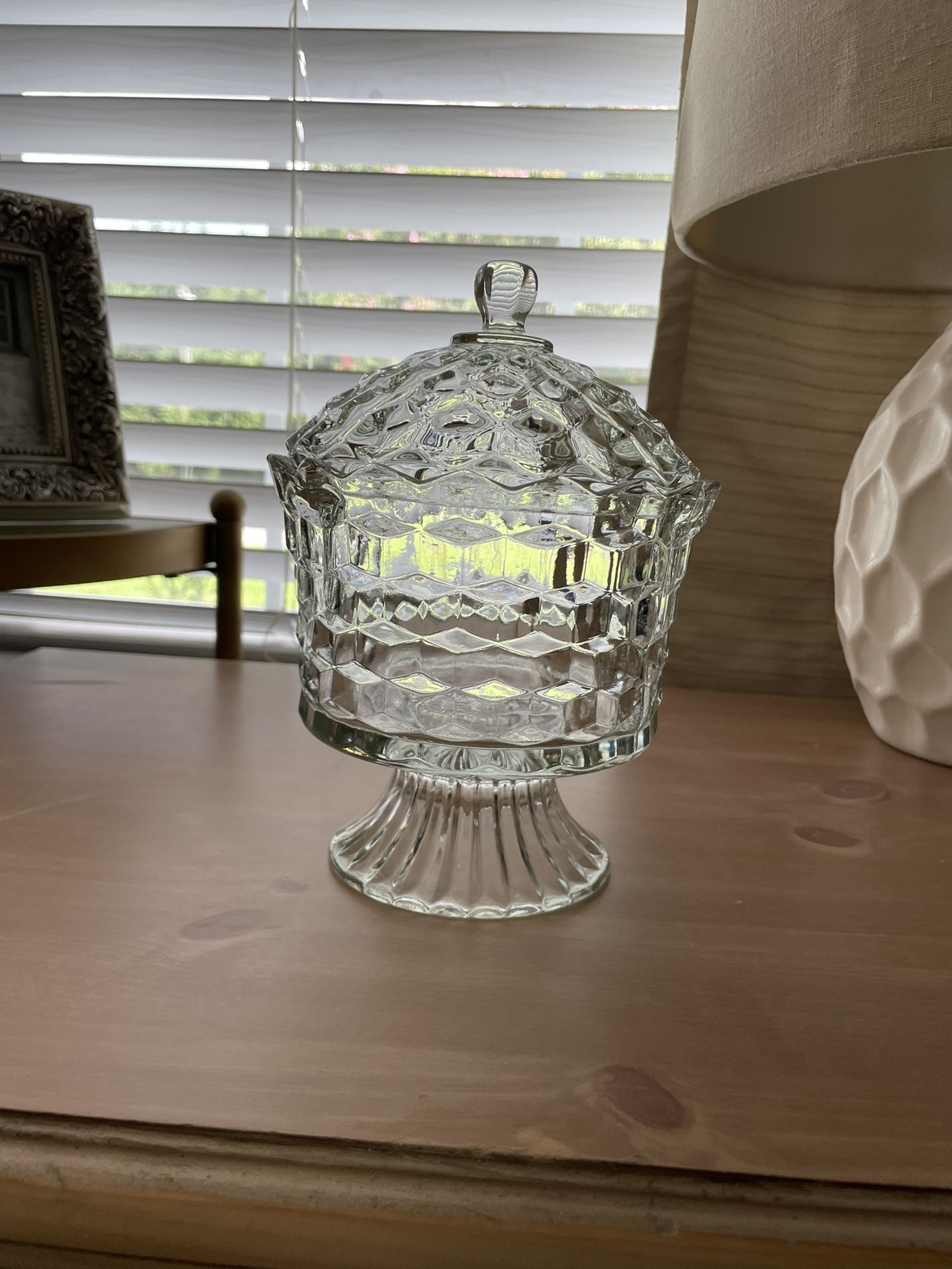 Vintage Glass Dish - Candy/Decorative