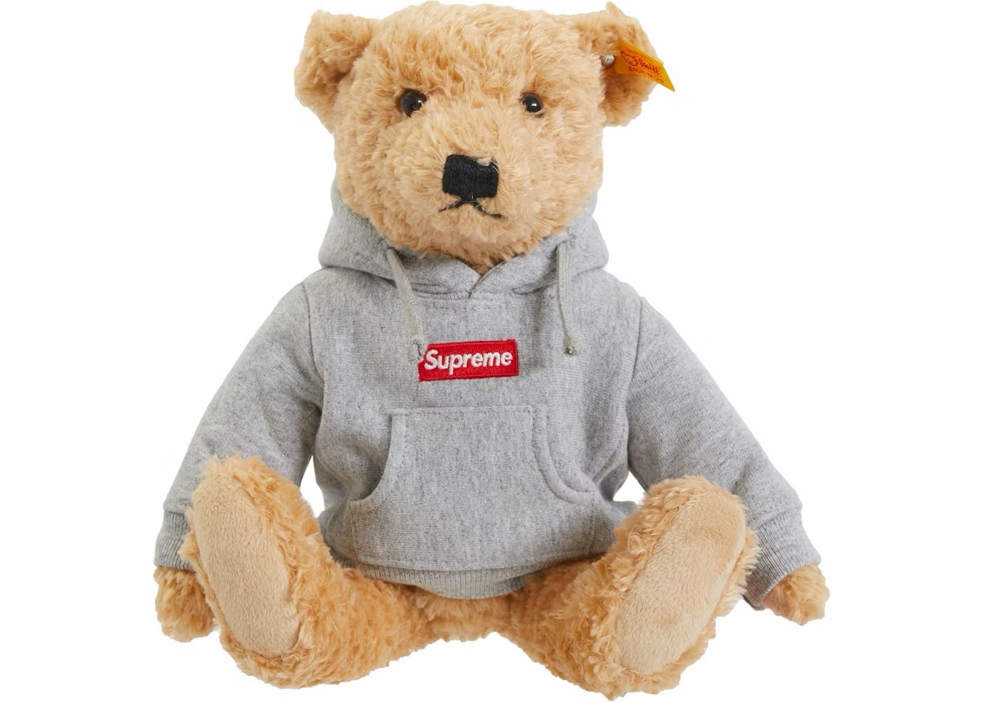 Supreme Steiff Teddy Bear Heather Box Logo FW18