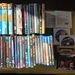 PS4, DVD, and Blu-ray (MUST TAKE ALL)