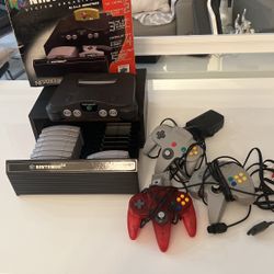Nintendo 64 With 9 Games 