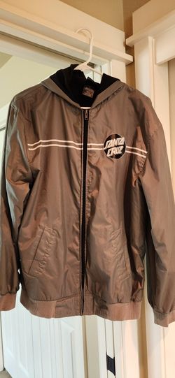 Santa Cruz Men's Hooded Windbreaker Jacket