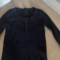 Cute Black button shirt