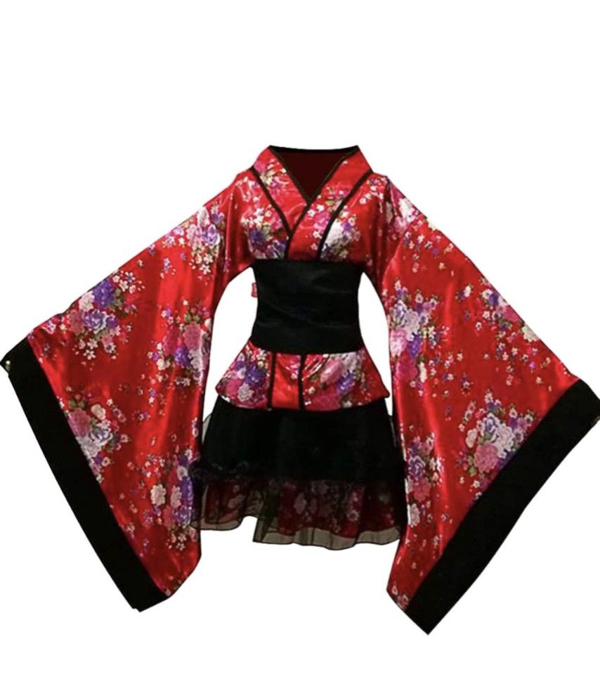 Anime Japanese Yukata Drama Kimono Costume NWOT