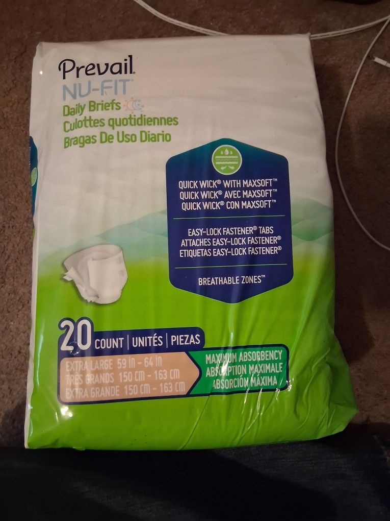 Prevail Nu-fit Daily Briefs XL