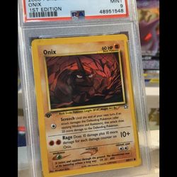 Onix First Edition Neo Genesis Psa 9 