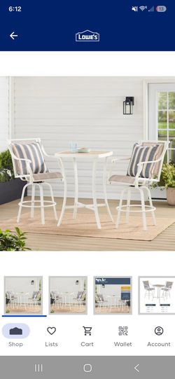Bar height bistro set