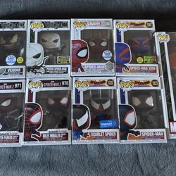 Spider-man Funko Lot 