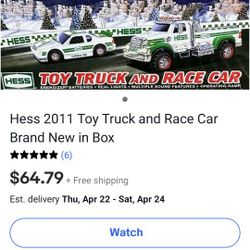 Brand New Hess Truck And Race Car In Box. Make Offer
