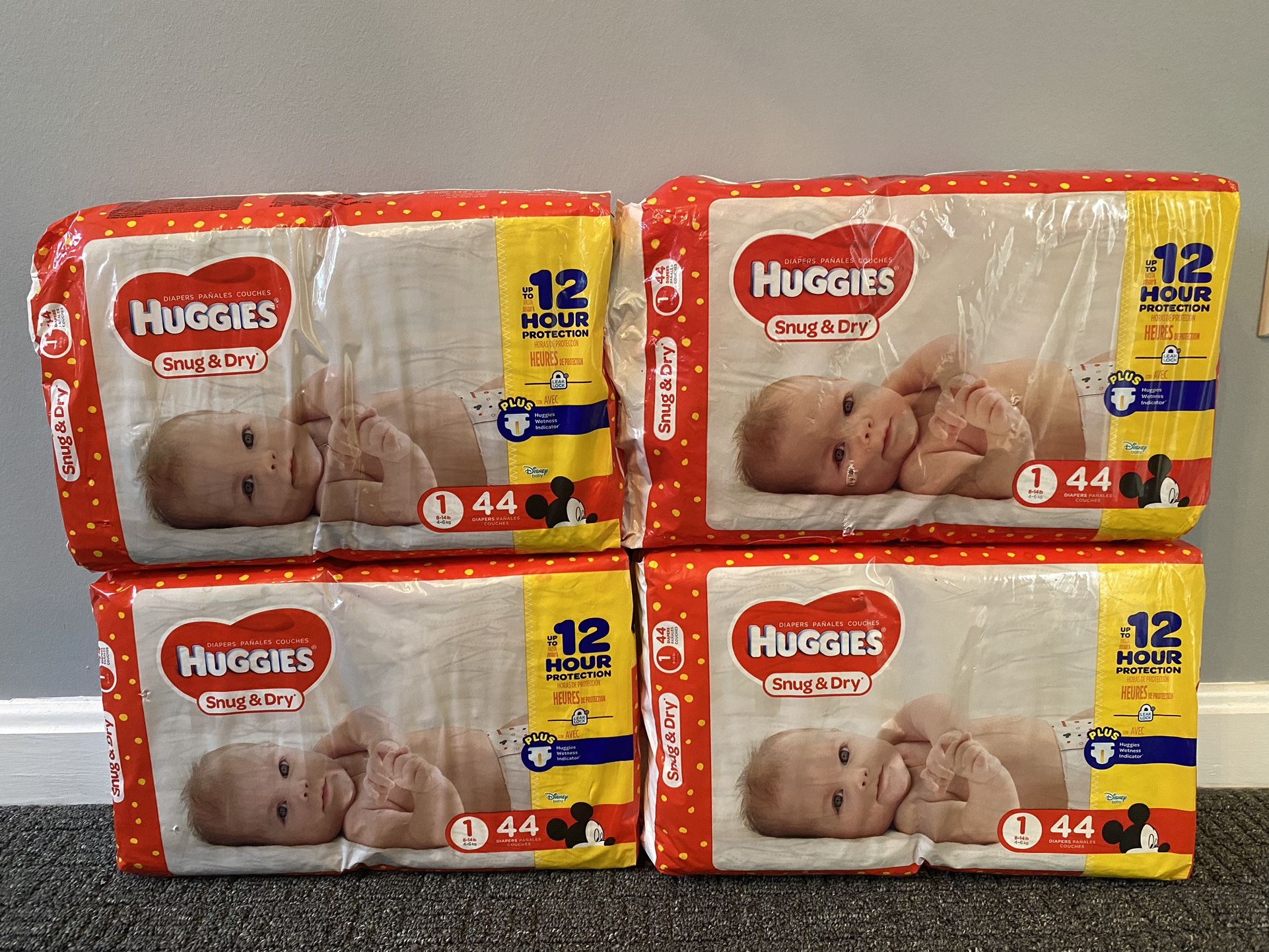 Huggies Size 1 (176 Count) Diapers