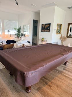 9' Olhausen Pool Table — Just Leveled & Refelted w/ New Simonis Cloth — $2,200 OBO