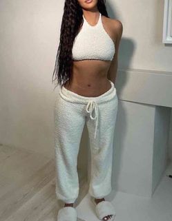 SKIMS cozy knit set