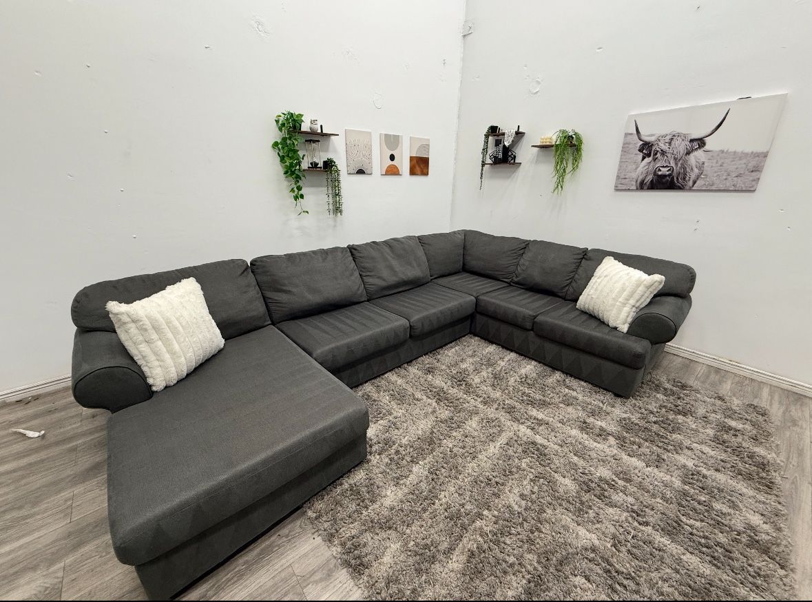 Gray Sectional Couch - Free Delivery