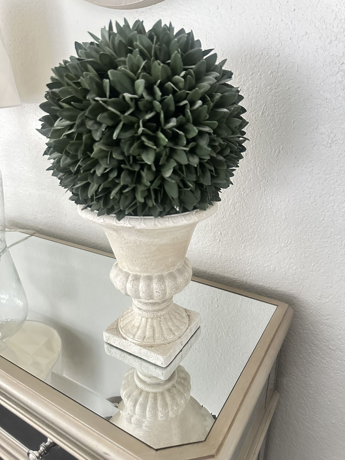 Faux Topiary Decor