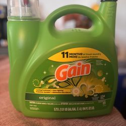 Gain laundry detergent 18$