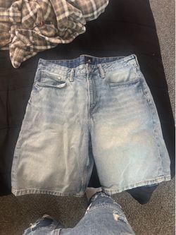 Relaxed H&M blue jean shorts