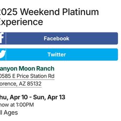 Country Thunder Premier Parking Pass 2025 
